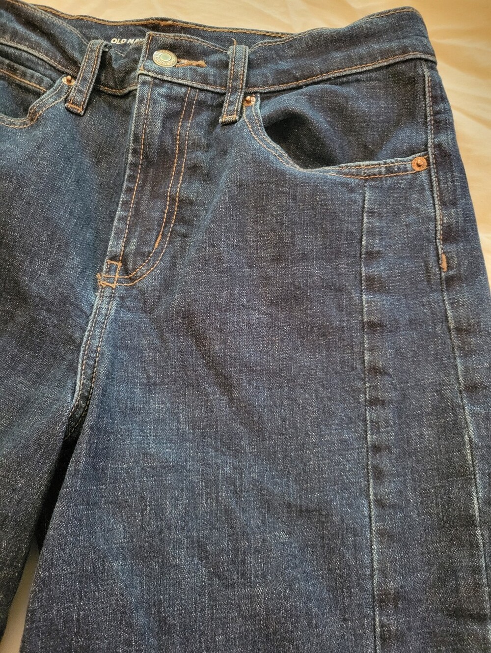 Old Navy Women's Size 6 Barrel Leg With Side Seams High-Rise Ankle Jeans - Picture 8 of 9